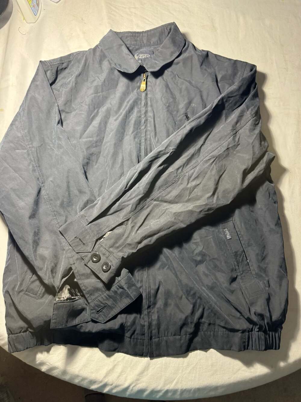Polo Ralph Lauren Vintage Tartan-Lined Harrington Zip Jacket